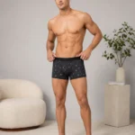 Innerfit Midnight Galaxy Print Boxer Briefs for Men | Ultra-Soft Stretch | Breathable Everyday Comfort (PACK OF 3)