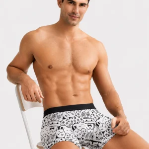 Innerfit Premium Men's Checkerboard Boxer Briefs – White & Black | Ultra Soft, Breathable & 4-Way Stretch (PACK OF 3)