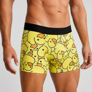 Men’s Fun Printed Boxer Briefs – Pack of 3 | Soft Stretch Trunks | Premium Everyday Underwear for Men