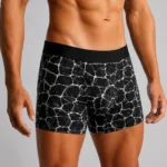 Innerfit Premium Black Stone Print Boxer Briefs (PACK OF 3)