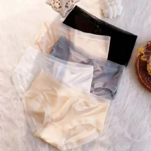 Elegant Seamless Women Panties | Ultra-Soft Breathable Mid-Waist Stretch Underwear for Daily Wear(PACK OF 3)