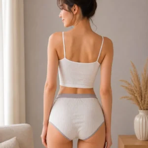 Innerfit Premium Ribbed Cotton Stretch Briefs for Women (PACK OF 3)
