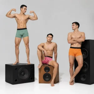 Premium Men's Printed Boxer Briefs – Pack of 3 | Ultra-Soft Stretch Trunks | Trendy Everyday Comfort Underwear