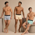 Men’s Striped Boxer Briefs – Pack of 3 | Soft Stretch Trunks | Premium Everyday Underwear for Men