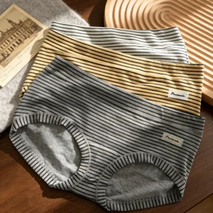 Women’s Printed Cotton Panty | Soft Breathable Mid Waist Brief | Comfortable Everyday Innerwear for Women(PACK OF 3)