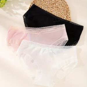 Luxury Women’s Seamless Underwear | Ultra-Soft Breathable Stretch Mid-Waist Panties for Daily Comfort( PACK OF 3 )